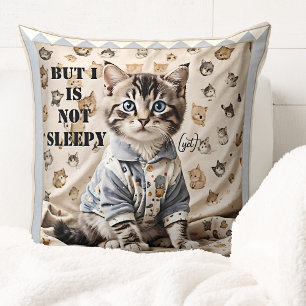 Funny Niedlich Kitten Bedtime Art Art Art Art Kissen