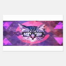 Funny Niedlich Kitty Glasses Cat
