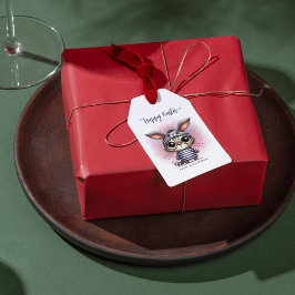 Funny Niedlich Kitty mit sonnigen Ohren glücklich  Geschenkanhänger