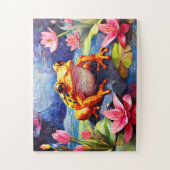 Funny Niedlich Little Frog Puzzle (Vertikal)