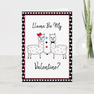 Funny Niedlich Llama Pun Valentine's Day Karte