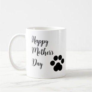 Funny Niedlich Minimalistisch Cat Paws Muttertag Kaffeetasse