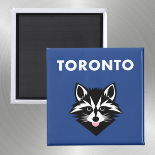 Funny Niedlich Mocking Toronto Raccoon Dunkle Farb Magnet