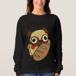 Funny Niedlich Mops Baguette Classic T - Shirt 124