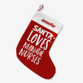 Funny Niedlich Neonatal Nurale Weihnachten Kleiner Weihnachtsstrumpf (Vorderansicht (hängend))