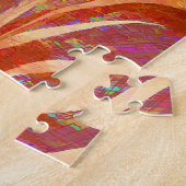 Funny Niedlich Orange Tabby Cat Puzzle (Seite)