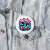 Funny Niedlich Orca Whale Ess The Rich Button (Beispiel)