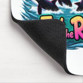 Funny Niedlich Orca Whale Ess The Rich Mousepad (Ecke)