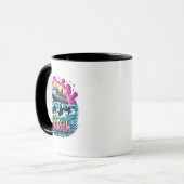 Funny Niedlich Orca Whale Ess The Rich Tasse (Vorderseite Links)