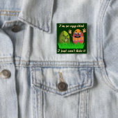 Funny Niedlich Ostereier Cartoon Button (Beispiel)