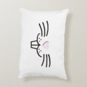 Funny niedlich Ostersonne Cartoon Illustration Dekokissen (Rückseite(Vertikal))