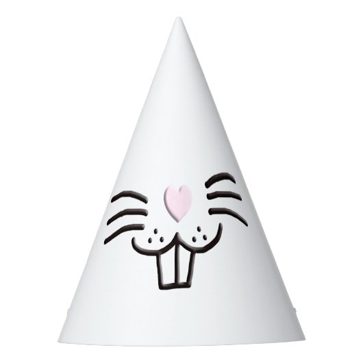 Funny niedlich Ostersonne Cartoon Illustration Partyhütchen (Vorderseite)