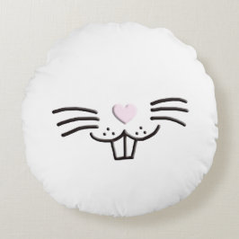 Funny niedlich Ostersonne Cartoon Illustration Rundes Kissen