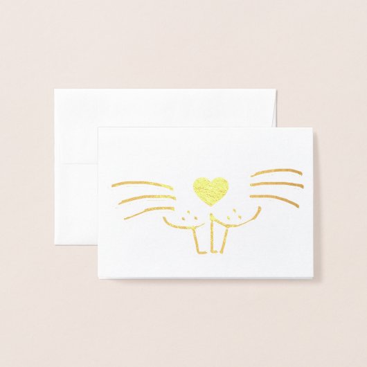 Funny niedlich Ostersonnige Cartoon Illustration Folienkarte (Vorderseite mit Umschlag)