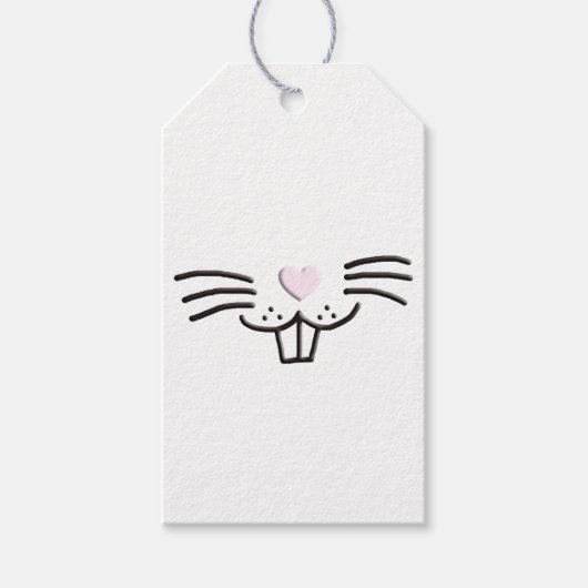 Funny niedlich Ostersonnige Kaninchen gegenüber Ca Geschenkanhänger (Vorderseite)