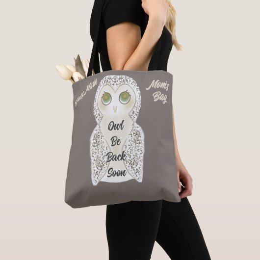 Funny Niedlich Owl Be Bald Monogram Mama Bag Tasche (Von Nahem)