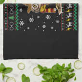 Funny Niedlich Owl Harry Magical Ugly Christmas Ge Geschirrtuch (Gefaltet)