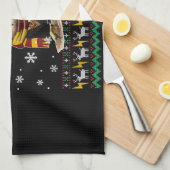 Funny Niedlich Owl Harry Magical Ugly Christmas Ge Geschirrtuch (Viertel Falte)