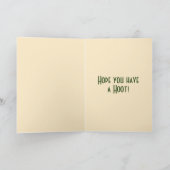 Funny Niedlich Owl Miss You Weihnachten Karte (Innenseite)