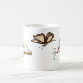 Funny Niedlich Owl Picture Kaffeetasse (Mittel)