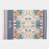 Funny Niedlich Owls Personalisiertes Zitat Geschirrtuch (Horizontal)