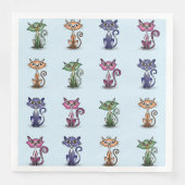 Funny Niedlich Paper Napkin Serviette (Vorderseite)