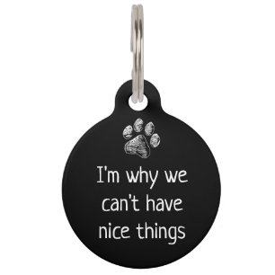 Funny Niedlich Pet Dog Tags - Einzigartig angepass Haustiermarke