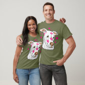 Funny Niedlich Pitbull Rescue Dog T-Shirt (Unisex)