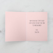 Funny Niedlich Pizza Herzlich willkommen Feiertagskarte (Innenseite)