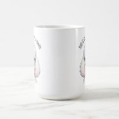 Funny Niedlich Poodle zu Glam Quote Poster Kaffeetasse (Mittel)
