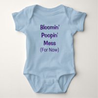 Funny Niedlich Poopin Mess Kackte Spaß Baby Boy Ro