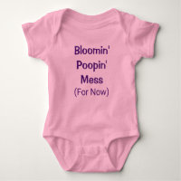 Funny Niedlich Poopin Mess Kackte Spaß Baby Girl R
