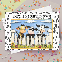 Funny Niedlich Puppe Cartoon Farm Kuh Herd Geburts