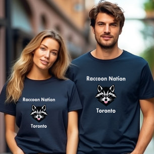 Funny Niedlich Raccoon Nation Toronto Dark Color T-Shirt