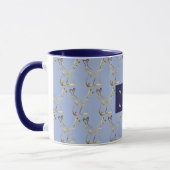 Funny Niedlich Rentier Muster Elegante Imitate Loc Tasse (Links)