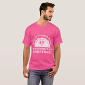 Funny Niedlich Retro Vintag Basketball T-Shirt (Vorne ganz)