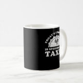 Funny Niedlich Retro Vintage Steuern oder Steuersp Kaffeetasse (VorderseiteRechts)