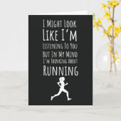 Funny Niedlich Running Cards Runner Übung für ihre Karte (Gelbe Blume)