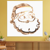 Funny Niedlich Santa Claus Father Christmas Elegan Leinwanddruck (Insitu (Wohnzimmer))