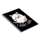 Funny Niedlich Sarcastic Cat Thumbs Up Quote Notizblock (Rechte Seite)