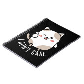 Funny Niedlich Sarcastic Cat Thumbs Up Quote Notizblock (Linke Seite)