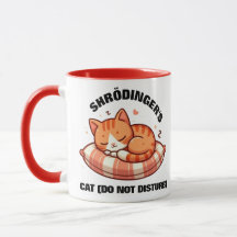 Funny Niedlich Shrodinger's Cat (nicht stören)