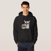 Funny Niedlich Sloth Llama Alpaca Hoodie (Vorne ganz)