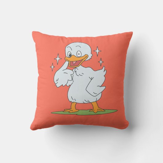 Funny Niedlich Smile face & Duck Kissen (Rückseite)