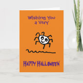 Funny Niedlich Spooky Spione Halloween Card Karte (Vorderseite)