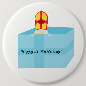 Funny Niedlich St Nicholas Dutch Sinterklaas Kinde Button (Vorderseite)
