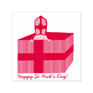 Funny Niedlich St Nicholas Dutch Sinterklaas Kinde Permastempel