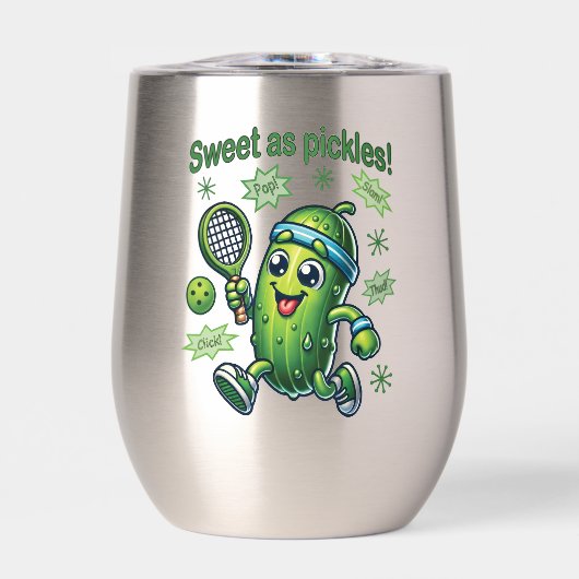 Funny Niedlich Sweet as Pickles Pickleball (Vorderseite)