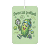 Funny Niedlich Sweet as Pickles Pickleball Autolufterfrischer (Vorderseite)