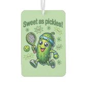 Funny Niedlich Sweet as Pickles Pickleball Autolufterfrischer (Rückseite)